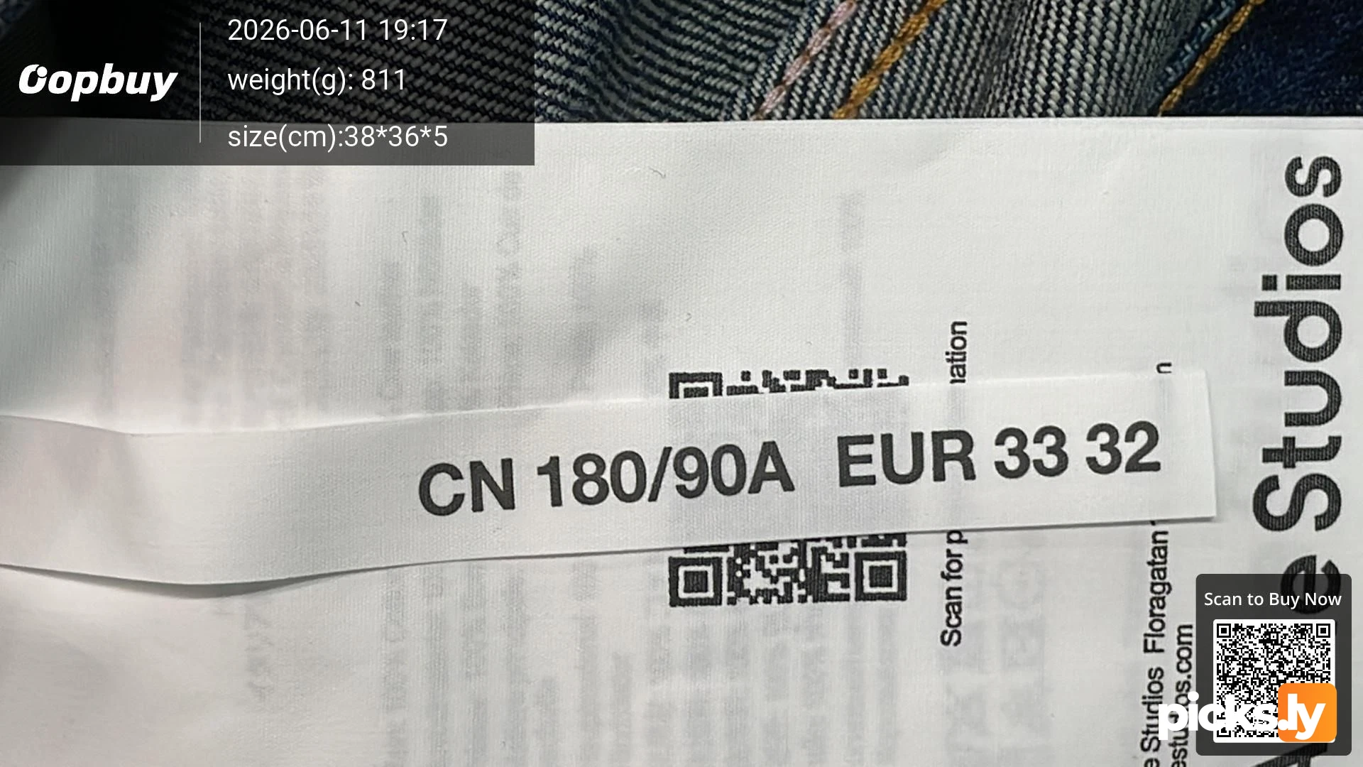 MVT Acne Studios Jeans – QC photo 5