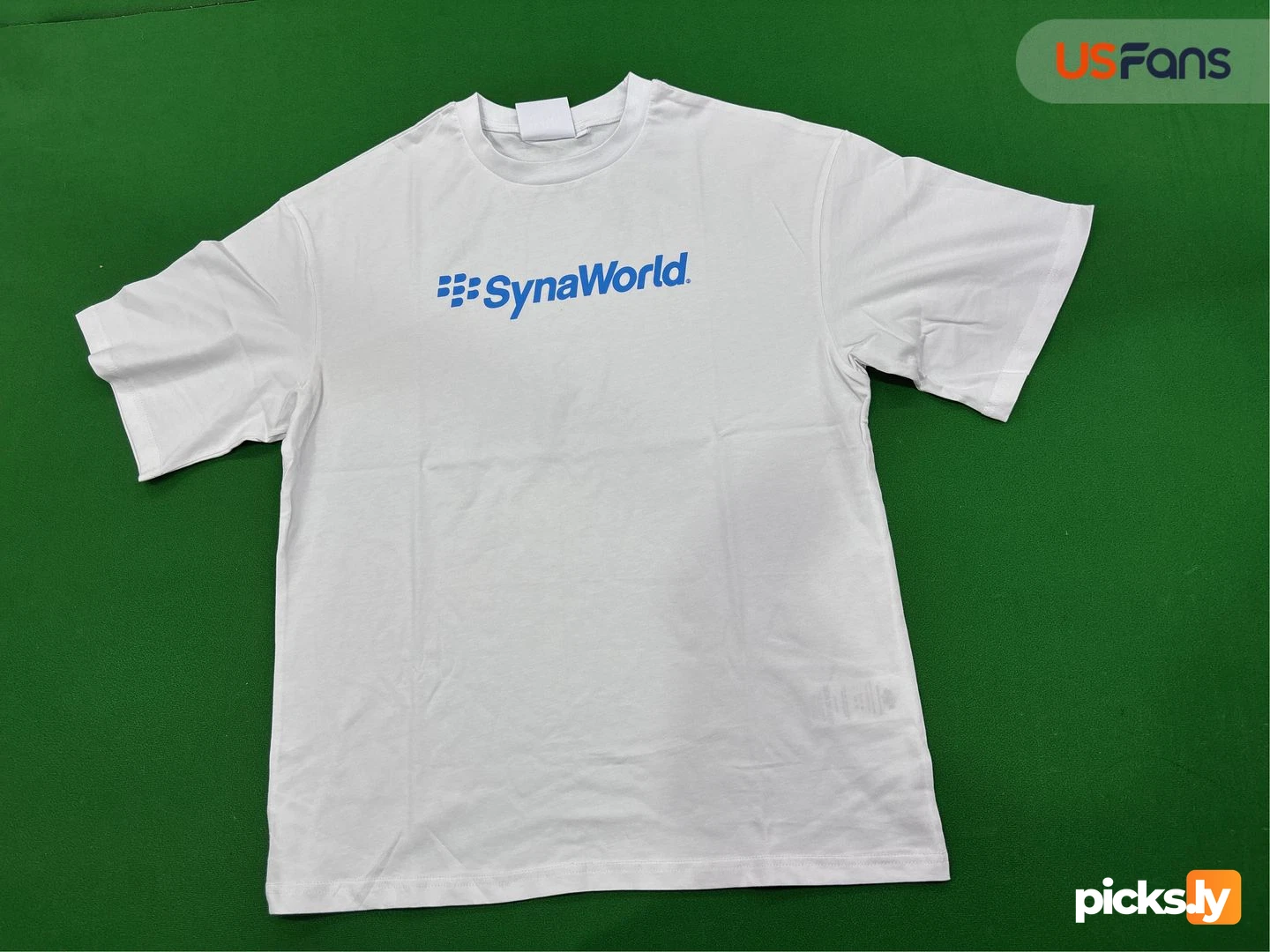 SYNA Crackberry Printed TEE - WHITE/BLUE