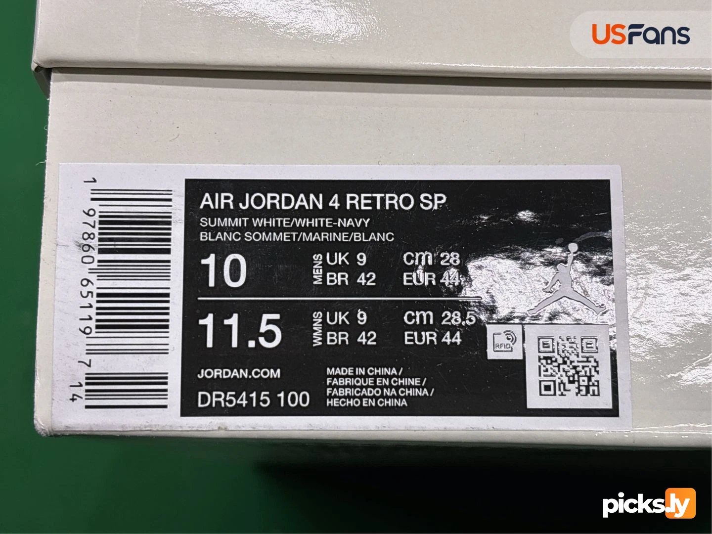 Jordan 4 Retro OW Sail (W)