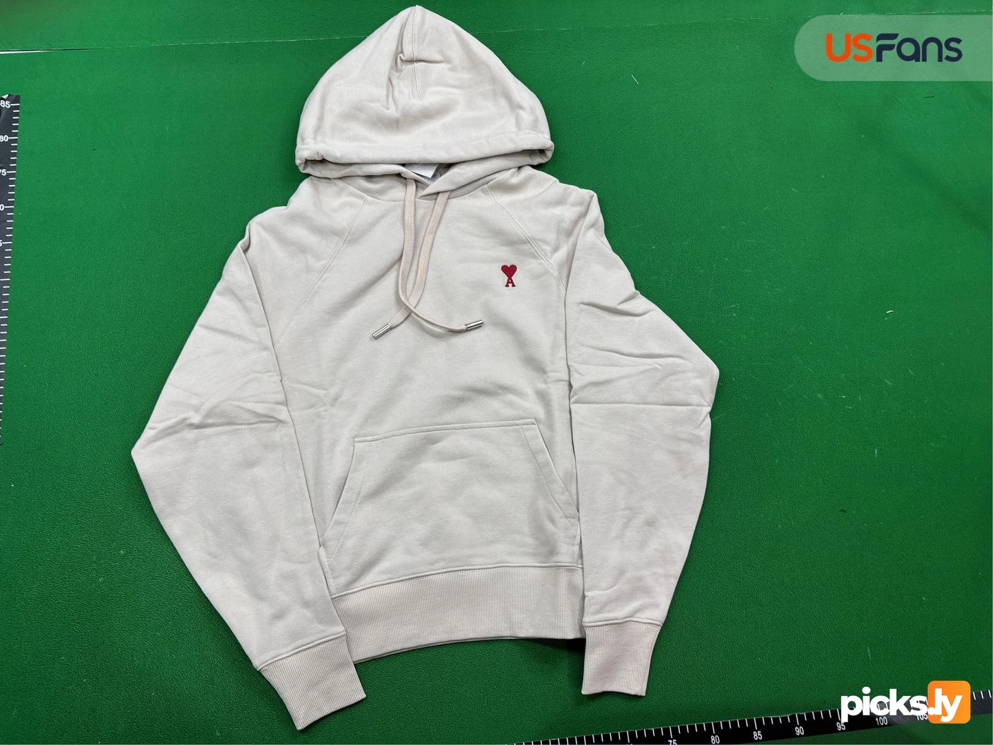 AMI Paris Small Logo Hoodie