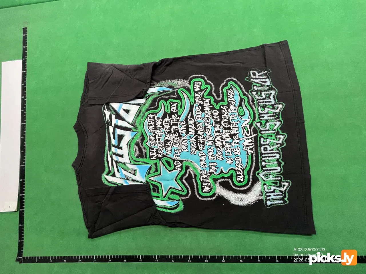 NFC 65 Hellstar The Future T-Shirt Black/Blue