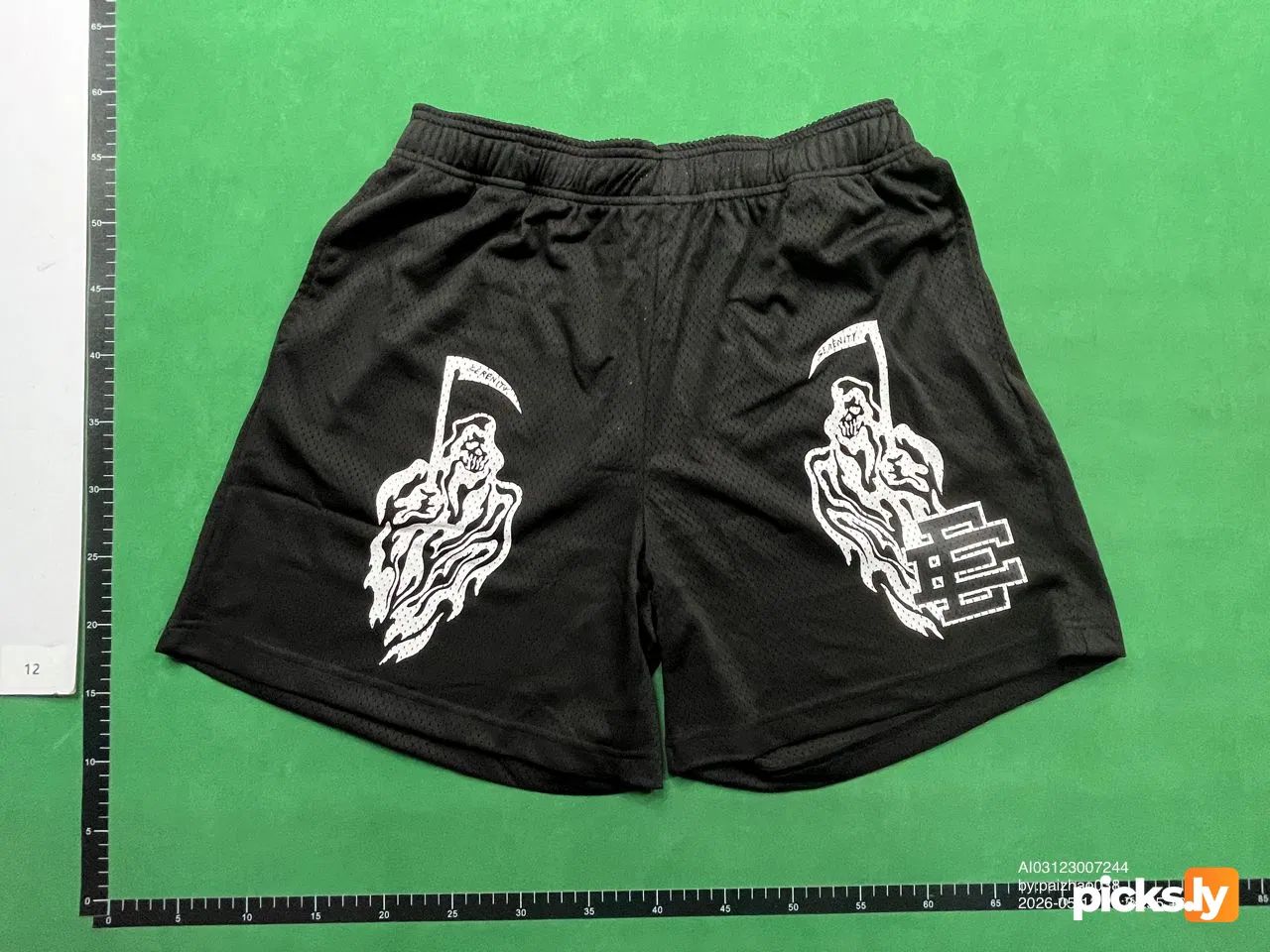 Eric Emanuel x Warren Lotas Short Black/White