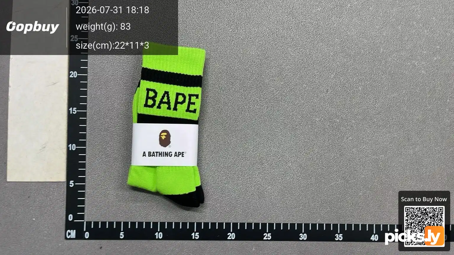 BAPE Towel trick socks collection