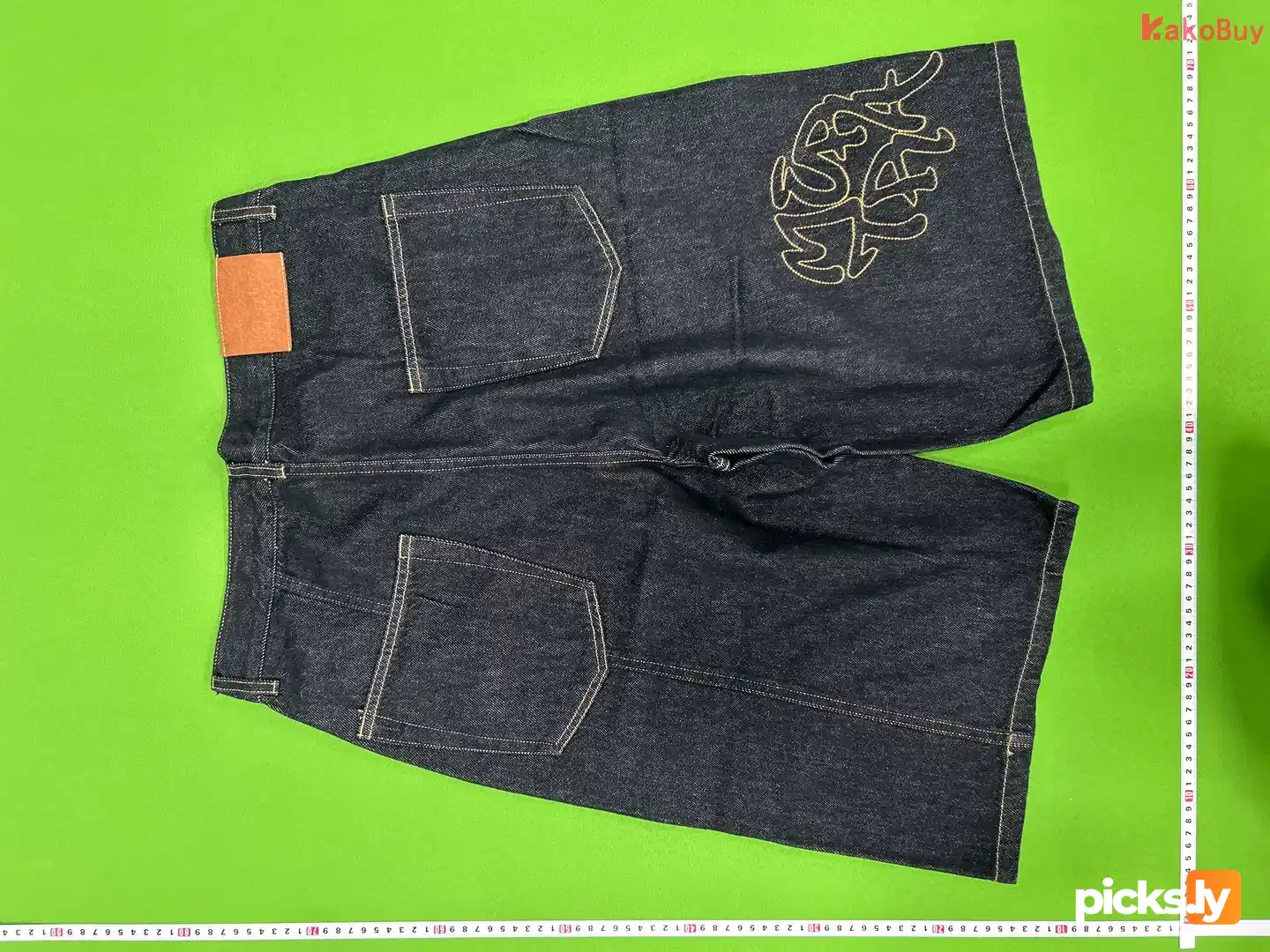 Mertra Denim Shorts Navy Blue