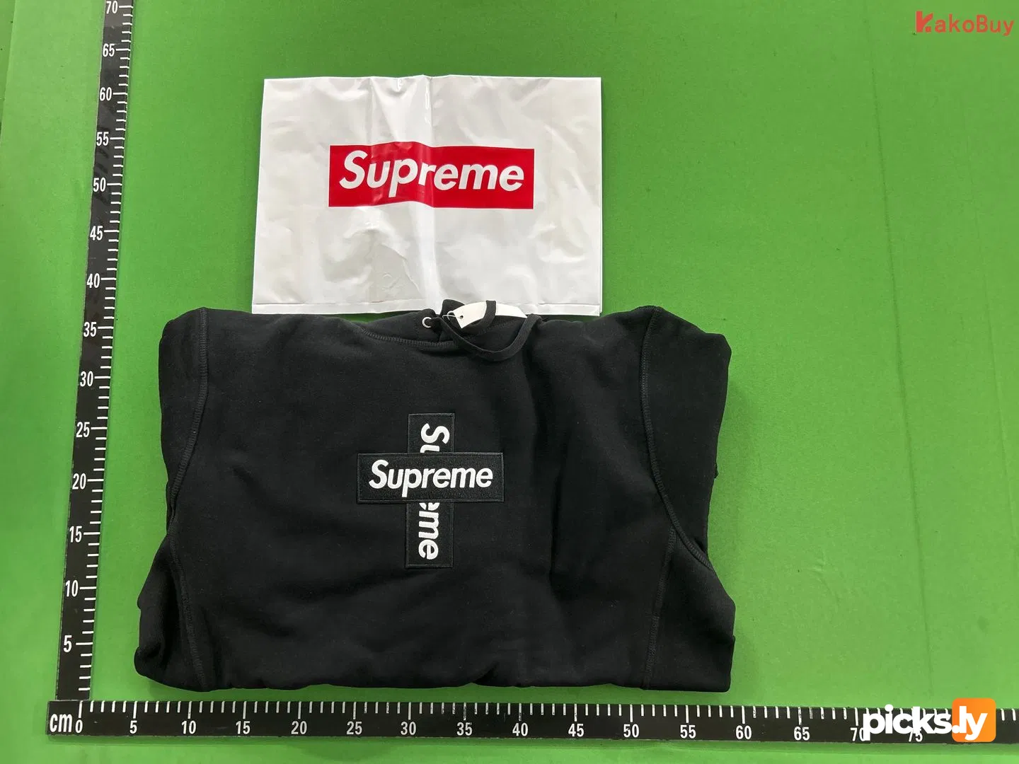 Sup 20FW Cross Box Logo Hooded Sweatshirt Bogo S M L XL S306 5527