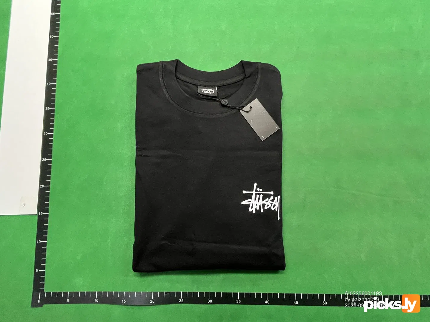 Stussy Letter Print T-Shirt