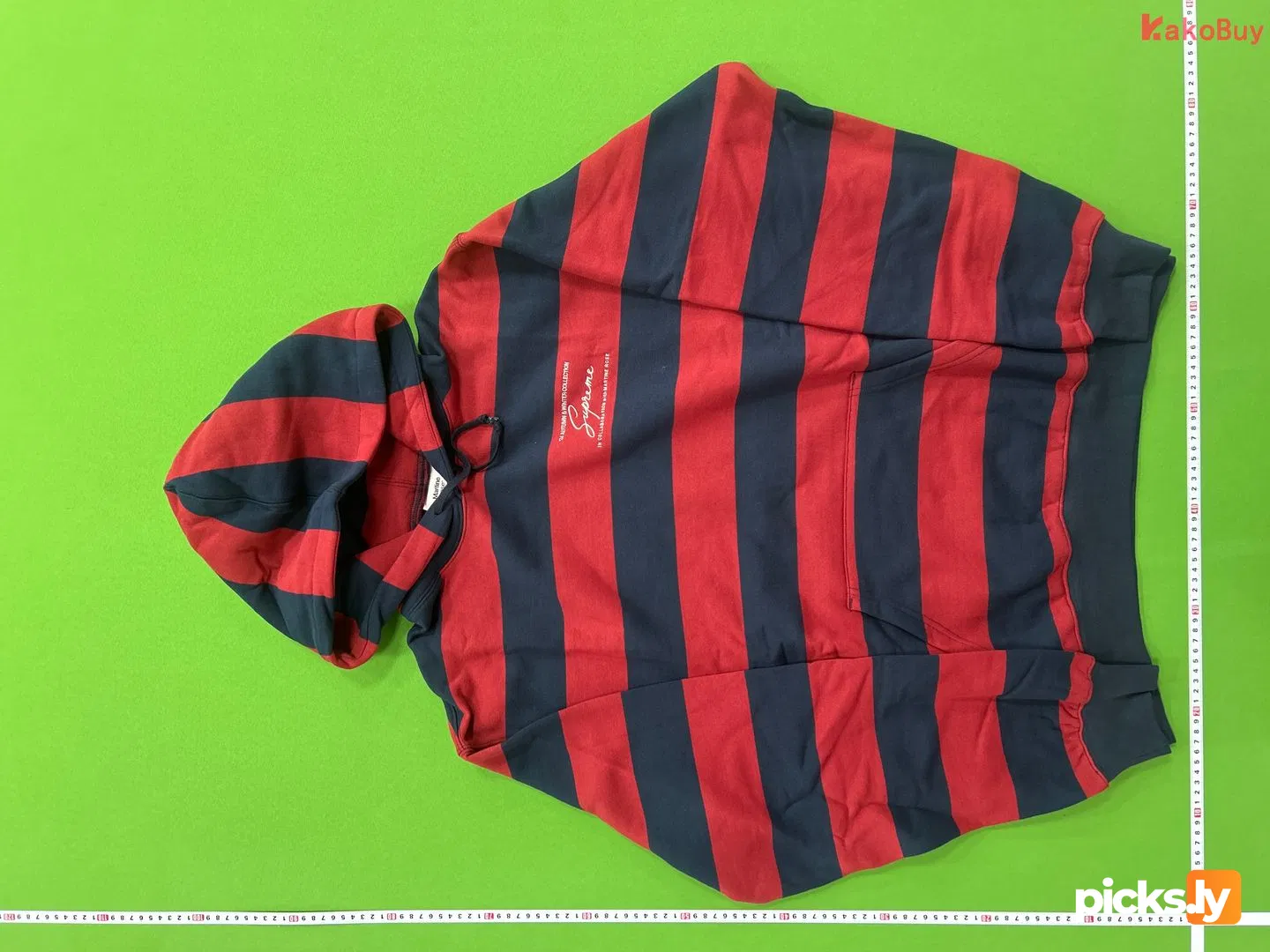 Sup mar*ine rose hoodie navy/red