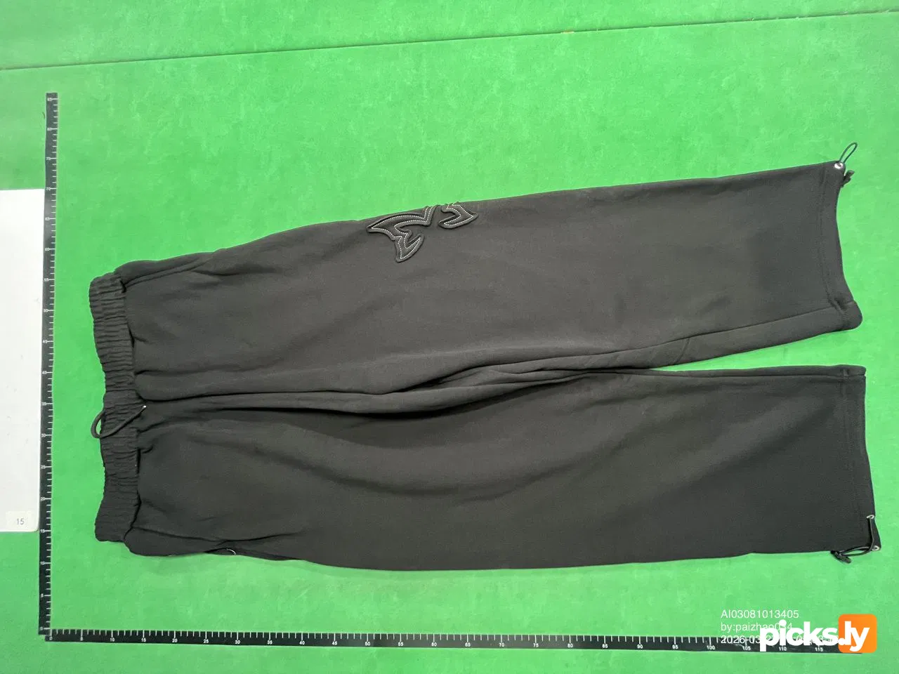 (Mertra Thickened cotton sport pants | Black)