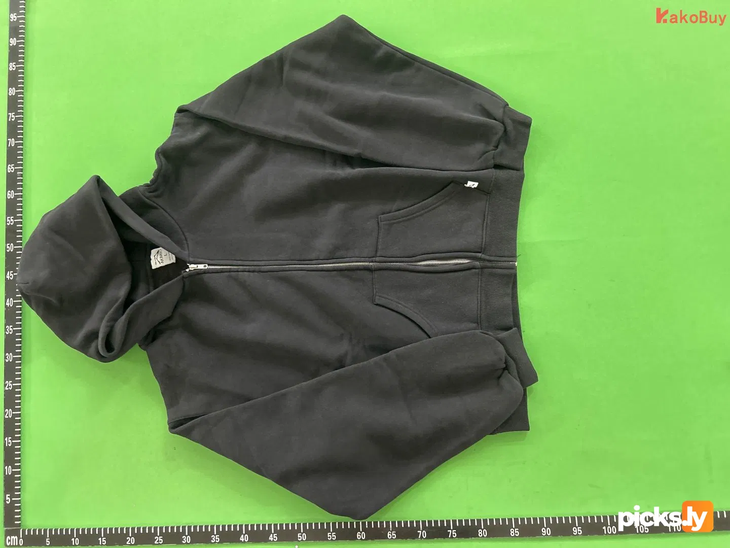 185¥ (Akimbo Basics Washed Zip hoodie | Black)