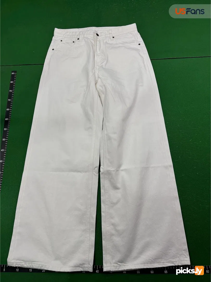 Fyredwrld Cream selvedge denim jeans