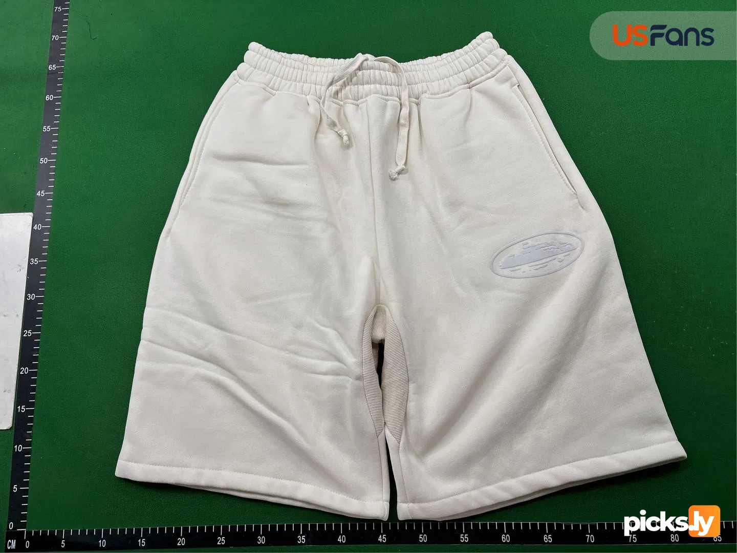 69¥ISLAND PUFF PRINT SWEATSHORT [OFF WHITE]