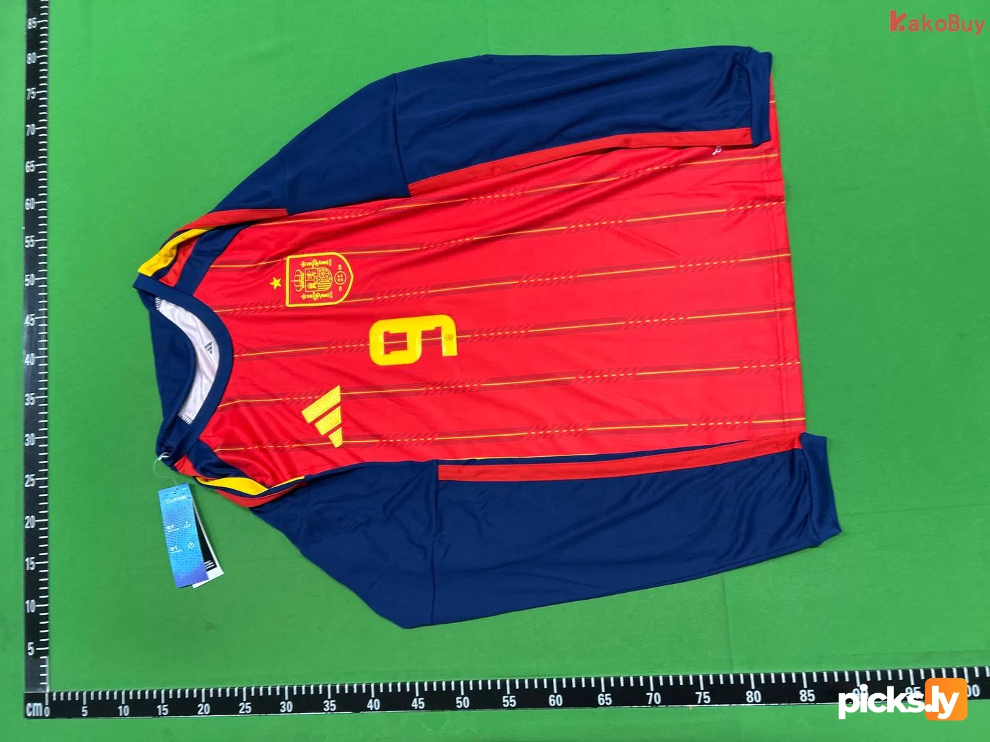 2026 FIFA World Cup Spain home Long sleeve Fan version