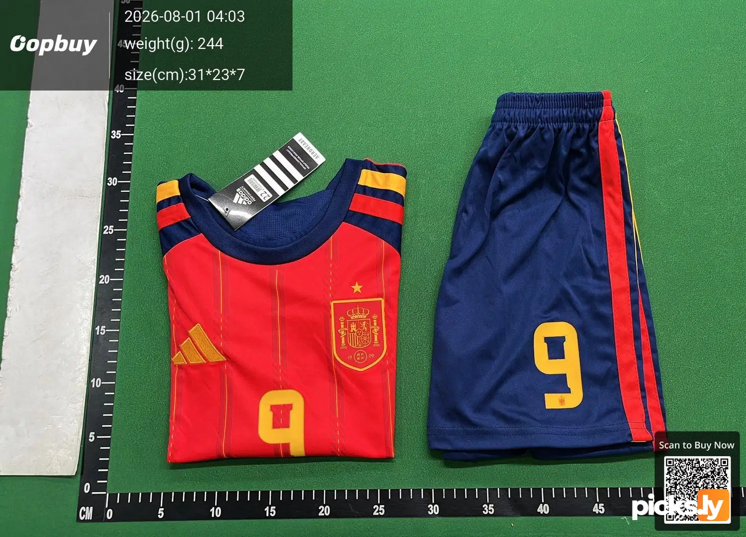 Spain 2026 Home Kids Kit