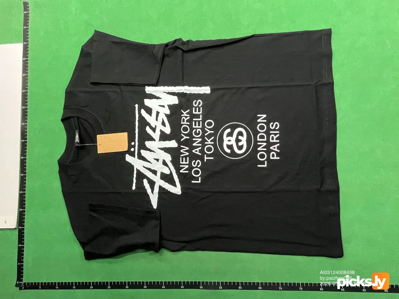 Stussy Reflective Logo T-Shirt
