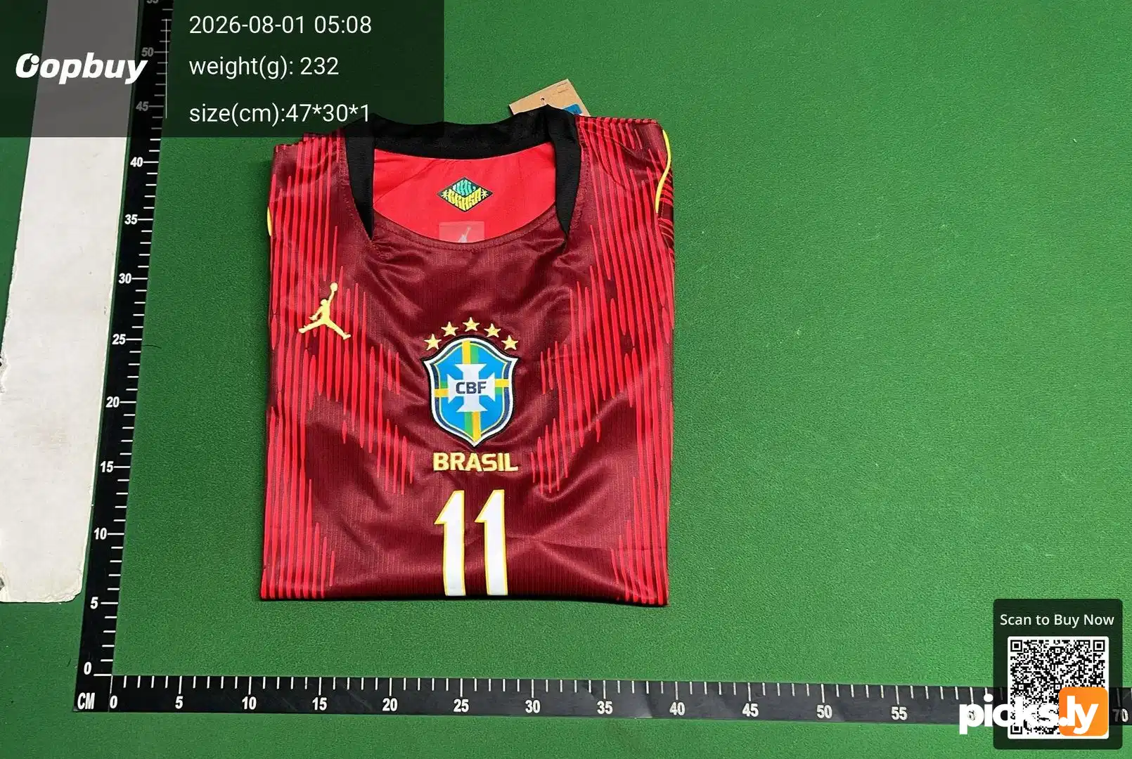 2026 FIFA World Cup Brazil red away Fan version