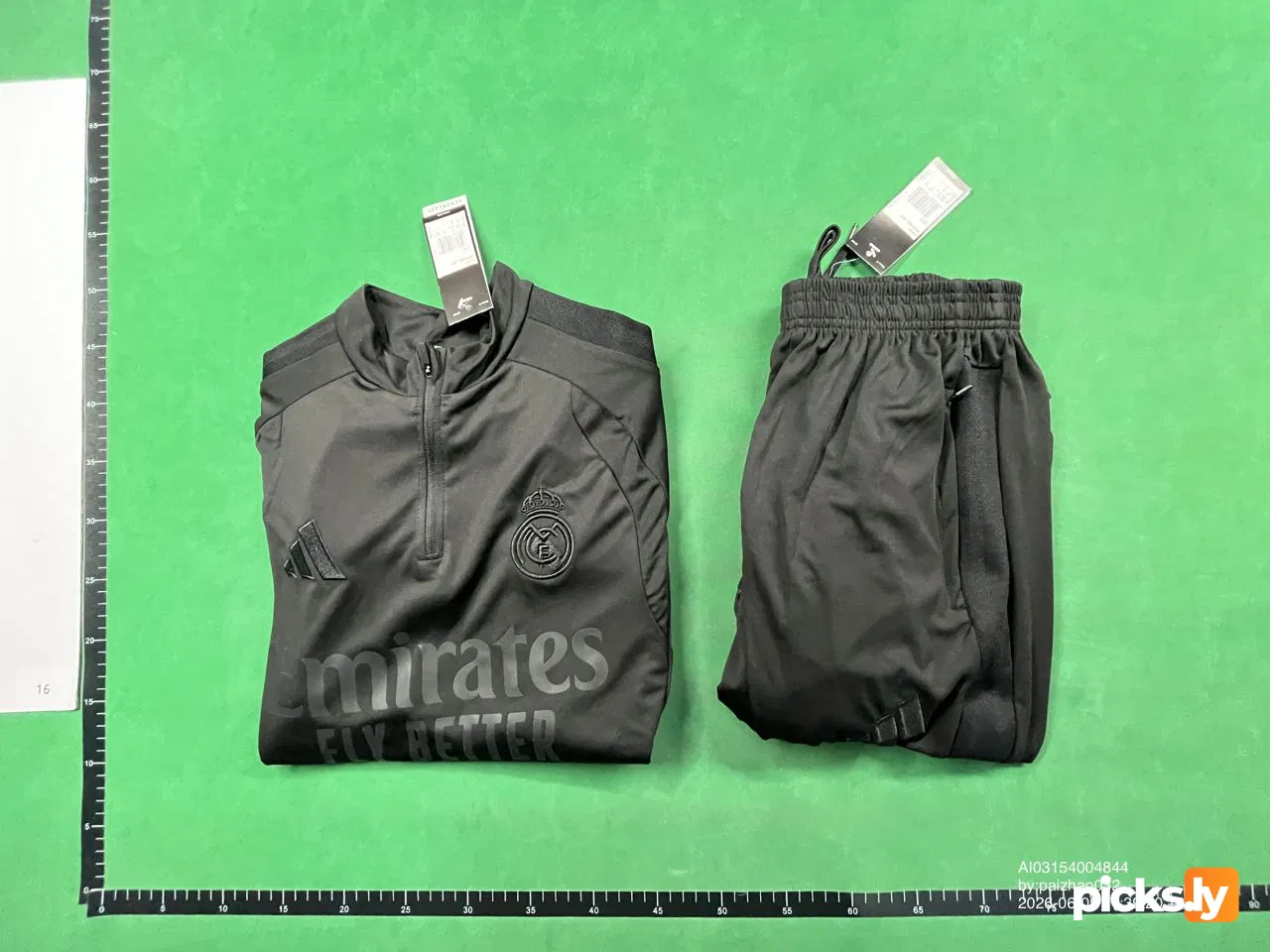 2627 Real Madrid CF Half zip training suit set