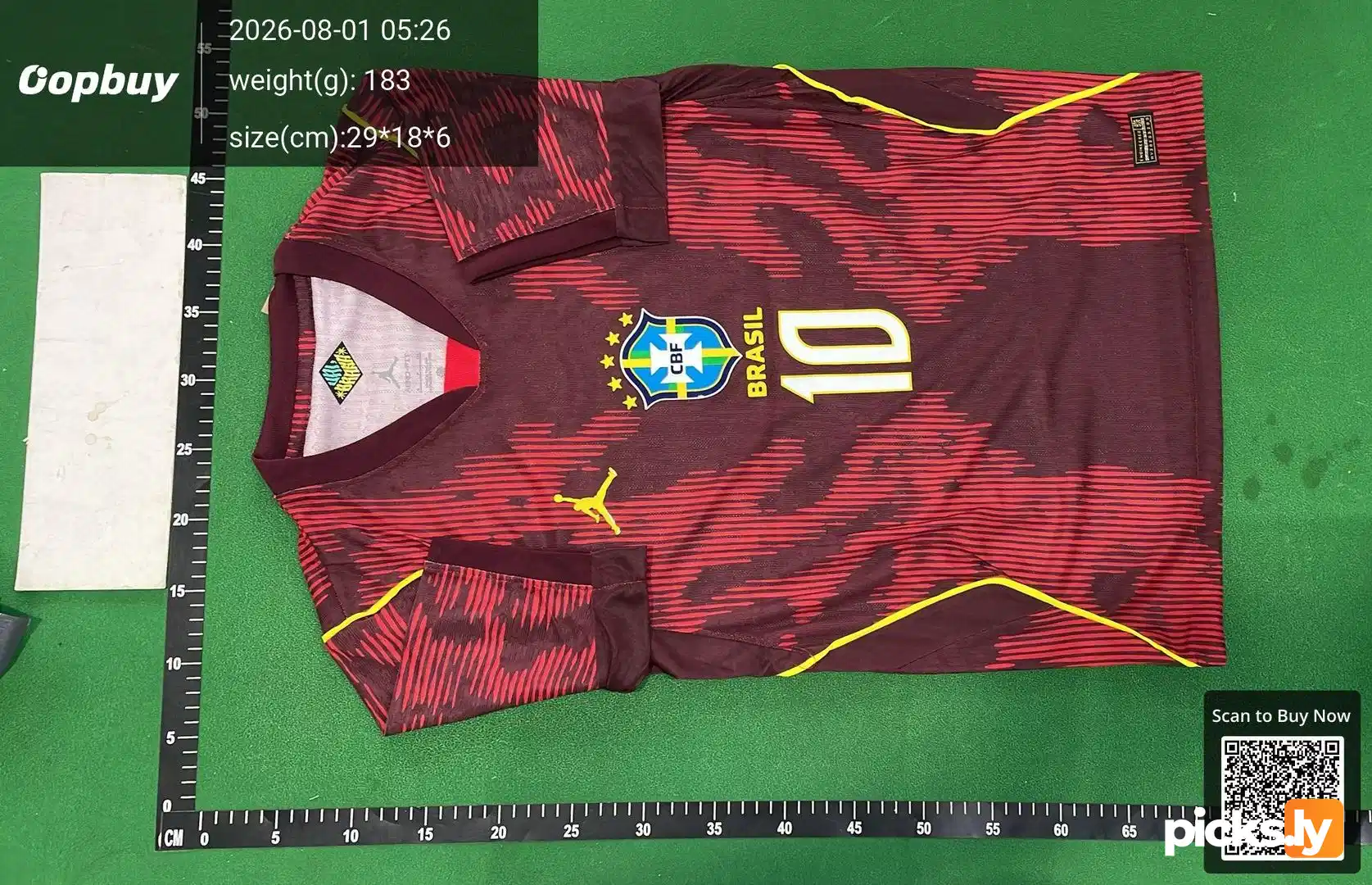2026 FIFA World Cup Brazil away red Player version