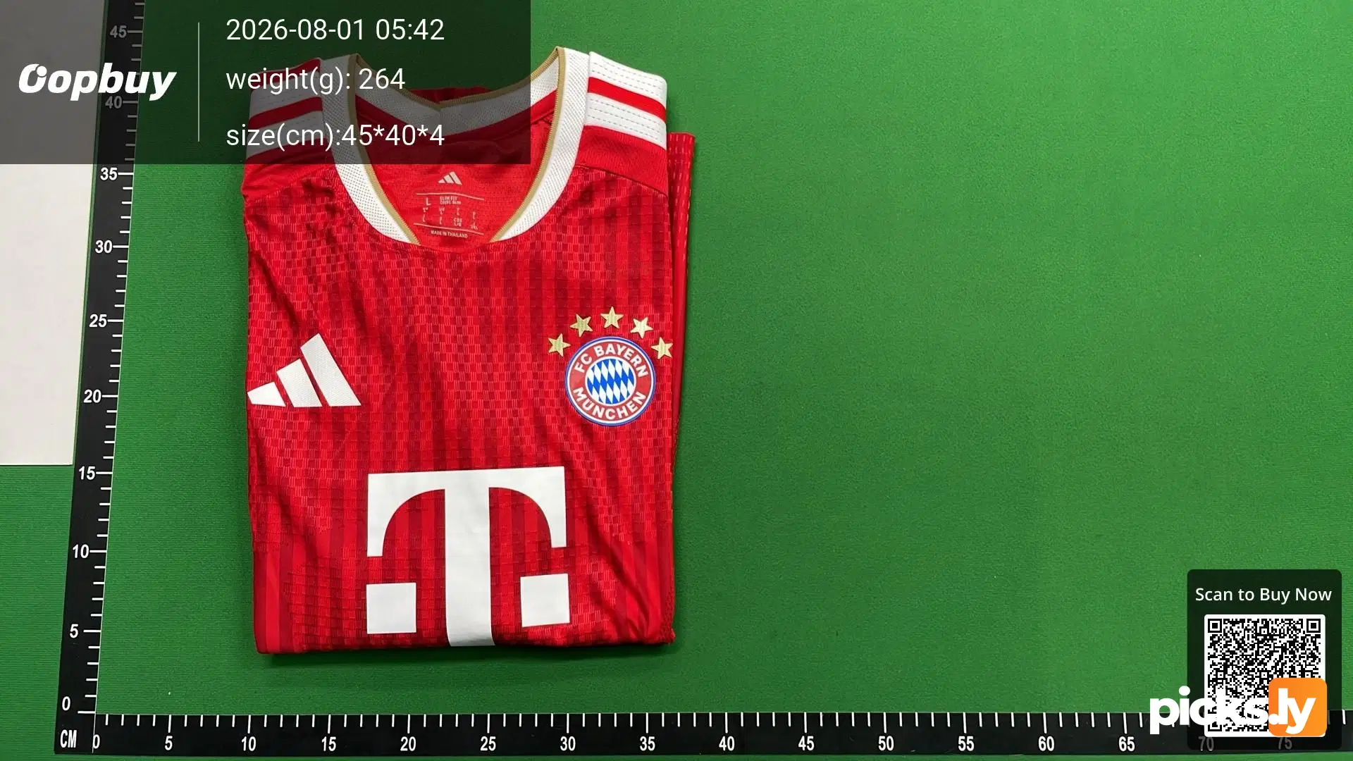 2627 season Fußball-Club Bayern München home Long sleeve Player version