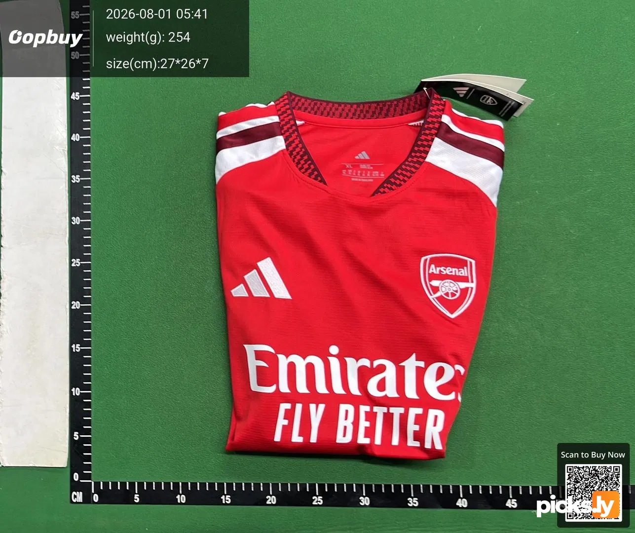 2627 season Arsenal F.C. home Fan version