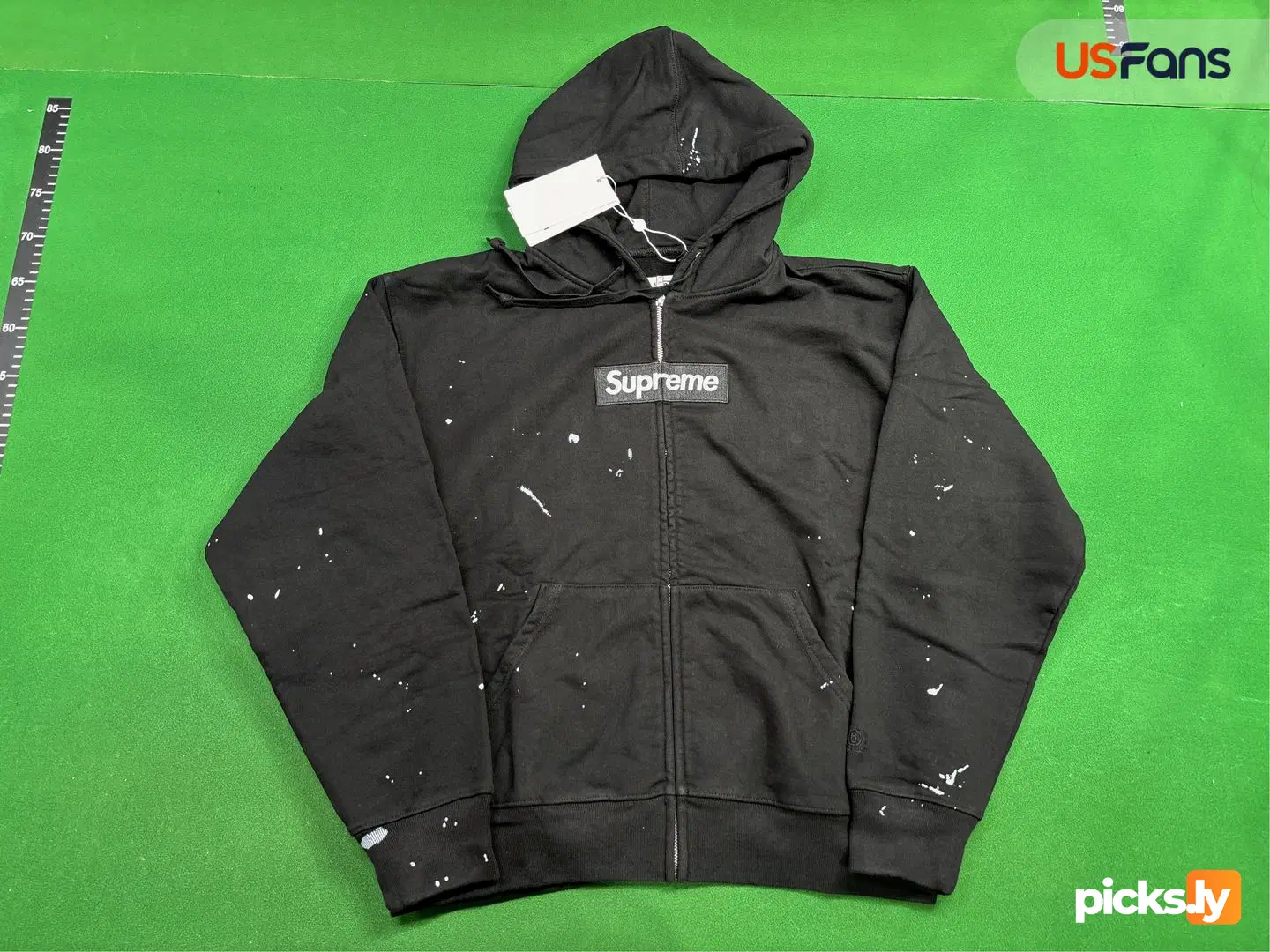Supreme MM6 ZIP UP HOODIE BEST Black !