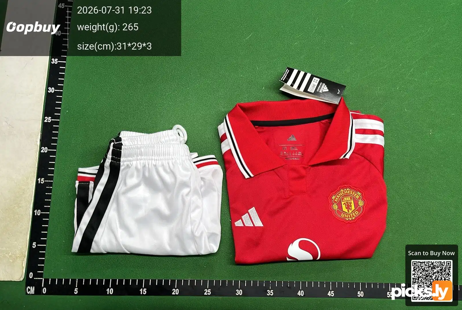 2627 season Manchester United F.C. home Kids kit
