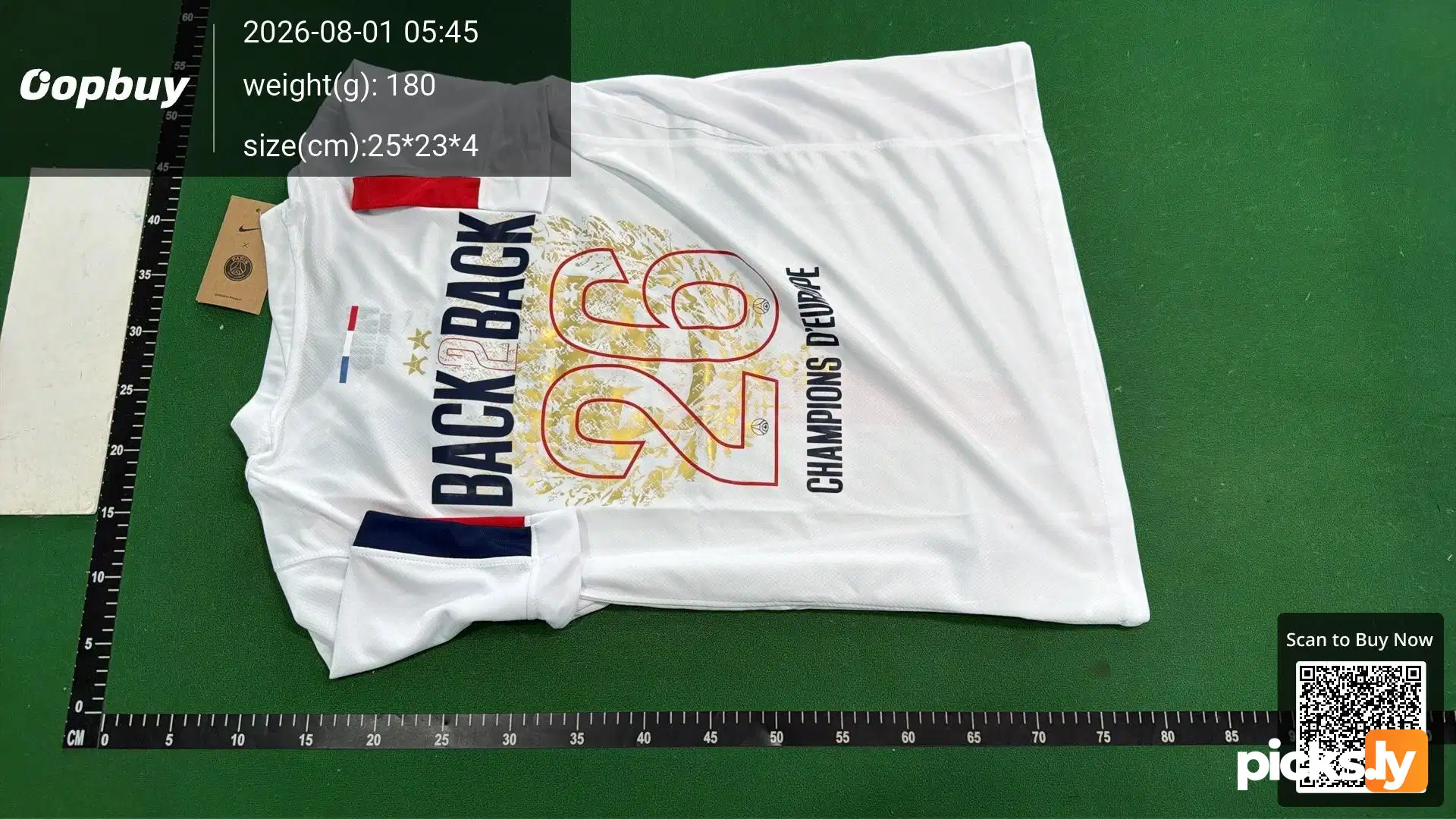 PSG Away Stadium Shirt 2025-26 - Champions of Europe 2026 Print